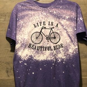 Woman’s bleached T-shirt